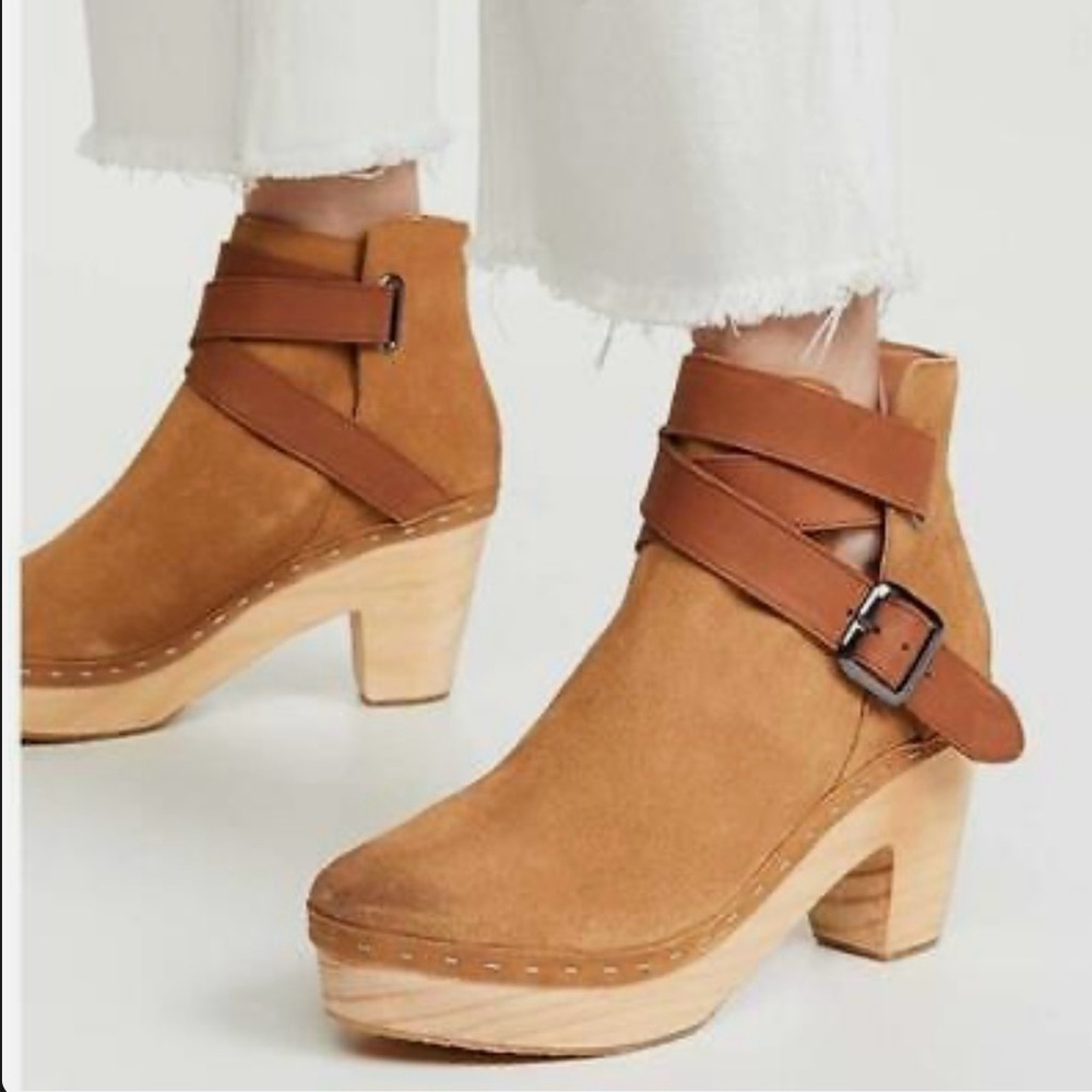 Free people bungalow clog boots